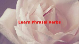 phrasal verbs with meaning